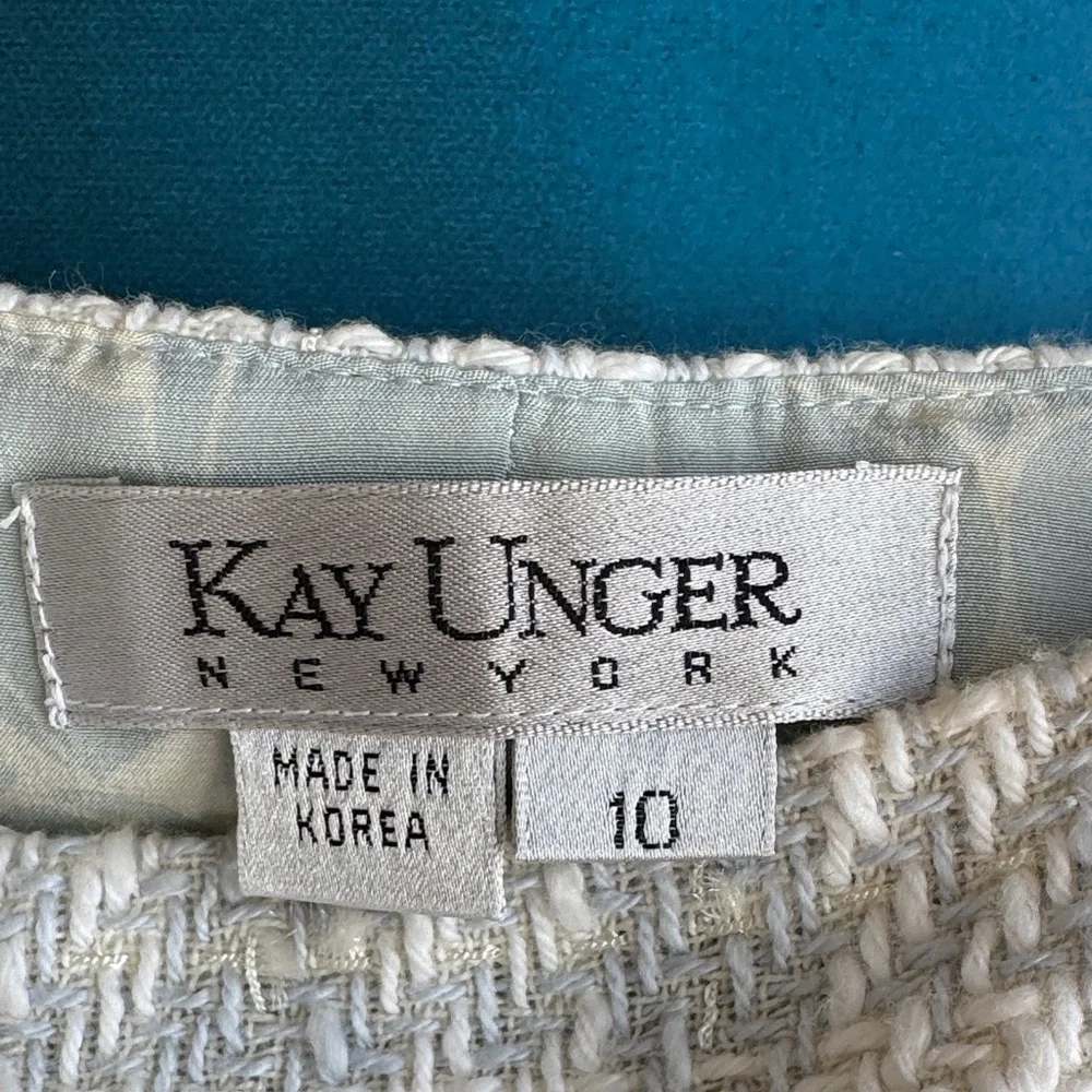 Kay Unger Tweed Blazer and Skirt Set - Picture 12 of 16